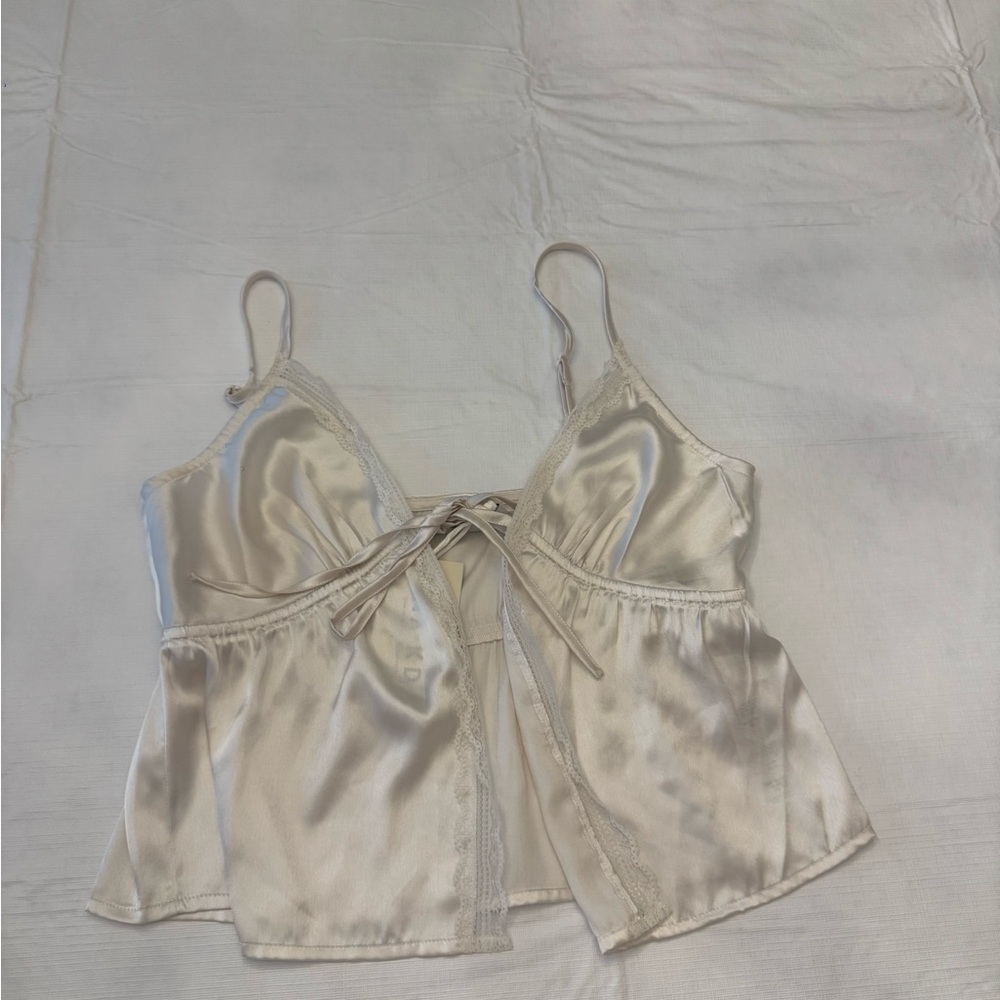 NAKD Satin White Top